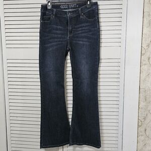 Women's Size 10 Belle Flare Good Hart Matilda Jane Dark Blue Jeans